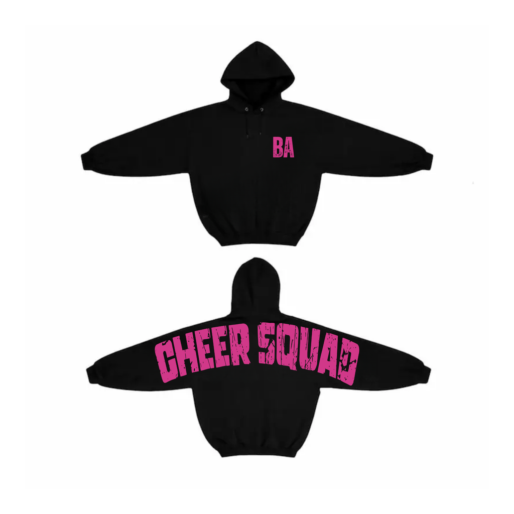 Cheer Squad Hoodie- Black