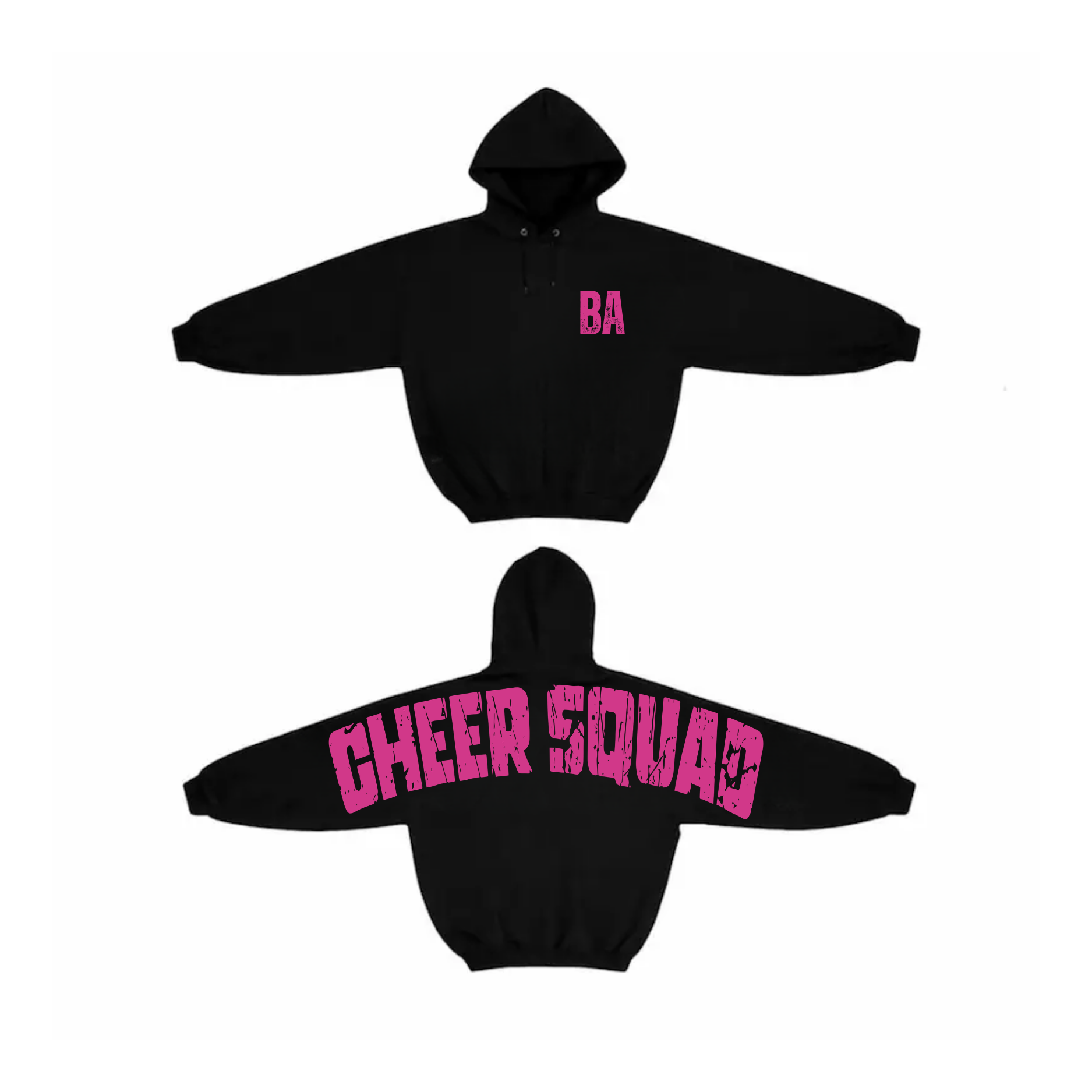 Cheer Squad Hoodie- Black