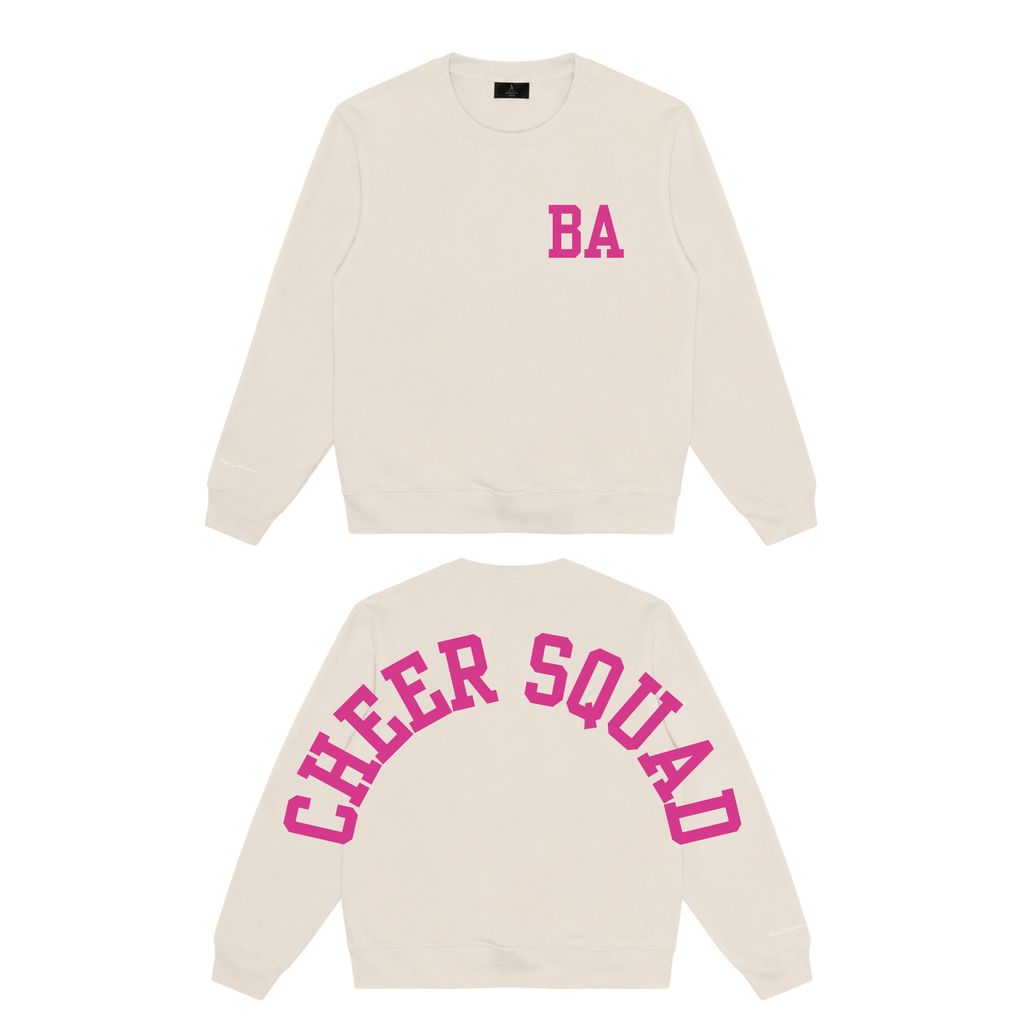 Cheer Squad Crewneck White